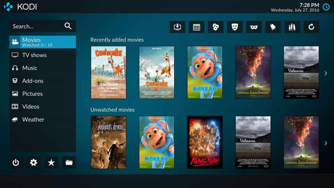 kodi on xbox
