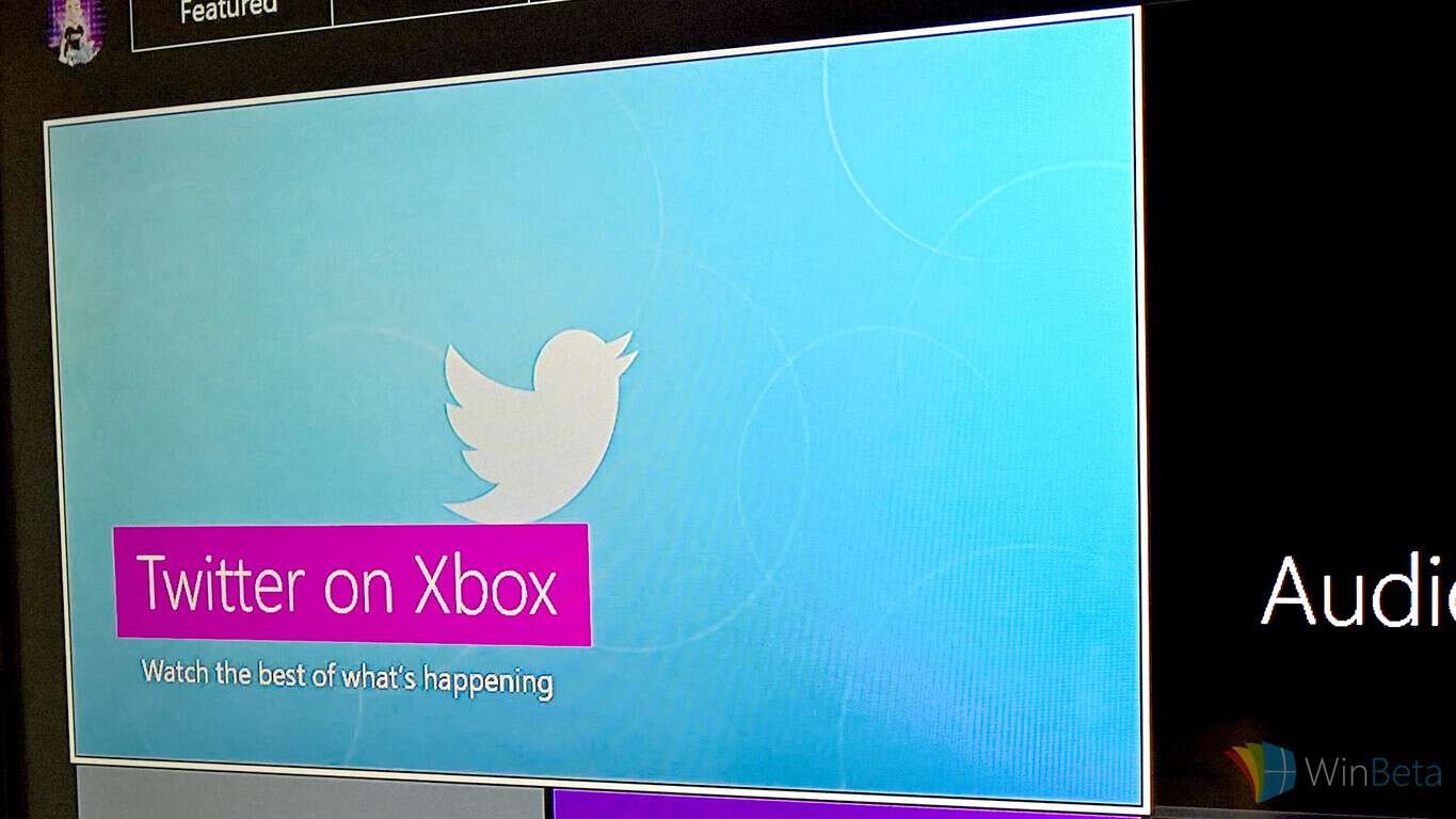 Twitter on Xbox App