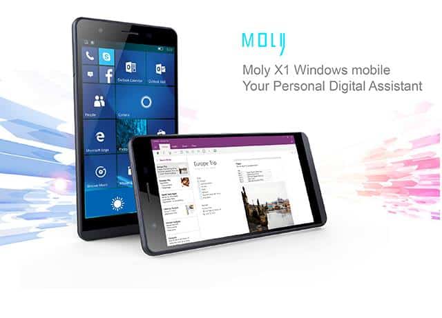 Coship to begin crowdfunding campaign for new Moly X1 Windows phone in October - OnMSFT.com - October 6, 2016