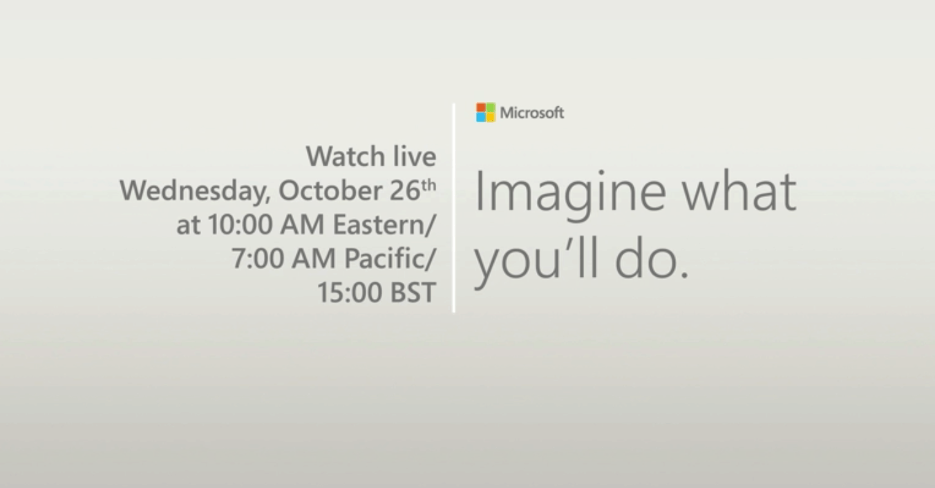Microsoft to livestream Windows 10 event on October 26th - OnMSFT.com - October 24, 2016
