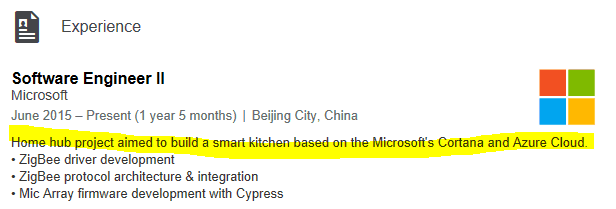 Cortana in the kitchen?