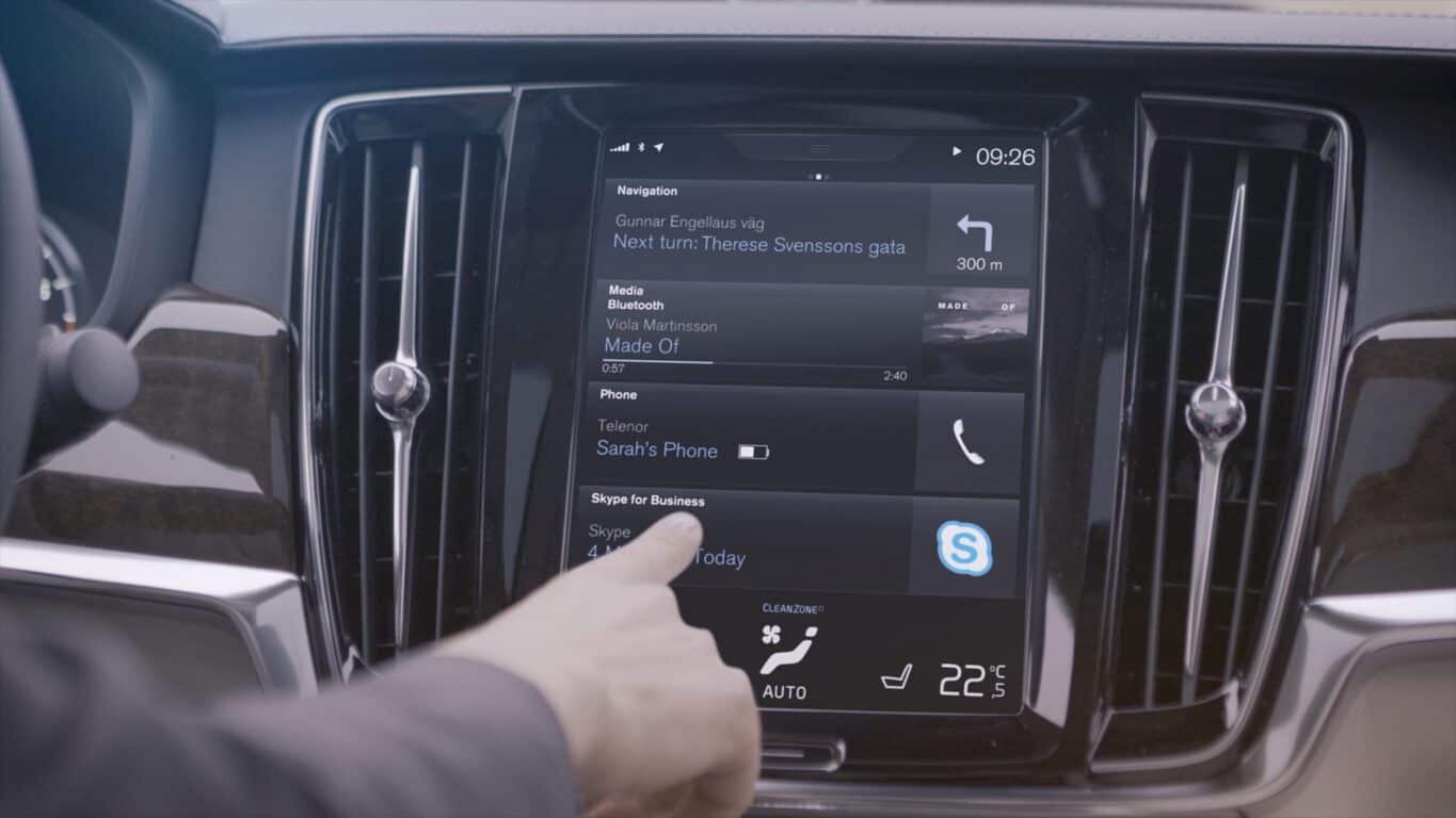 Future Volvo cars to get Skype for Business app functionality - OnMSFT.com - December 29, 2016