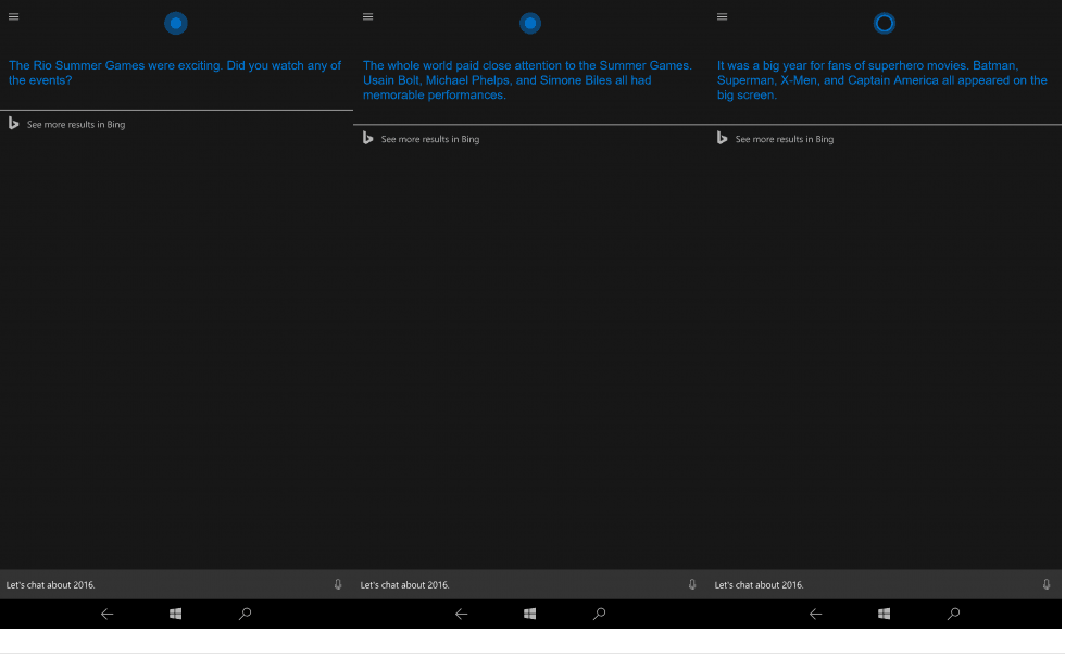 Cortana 2016