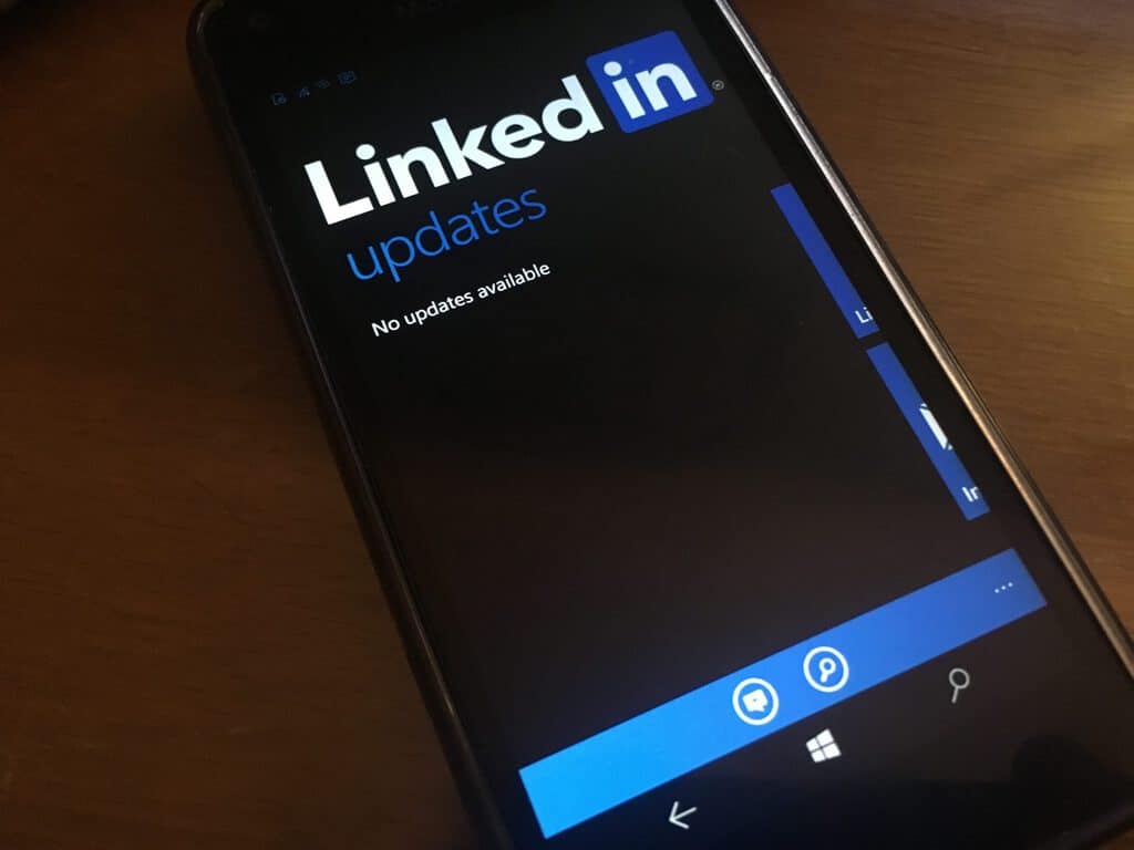 LinkedIn Windows Phone app