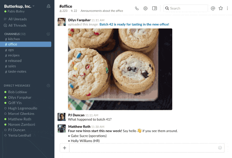 Slack Threaded Messages