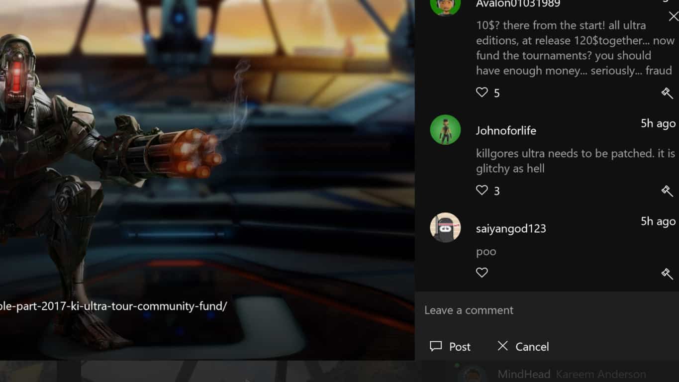 Killer Instinct Xbox Game Hub