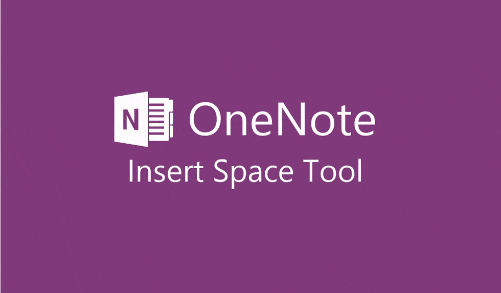 OneNote - Insert Space