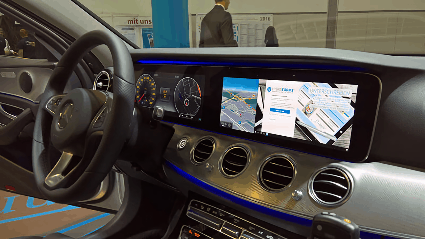 Microsoft Germany shows Windows 10 Mobile integrating with Mercedes E-Class at European Police Congress - OnMSFT.com - February 20, 2017