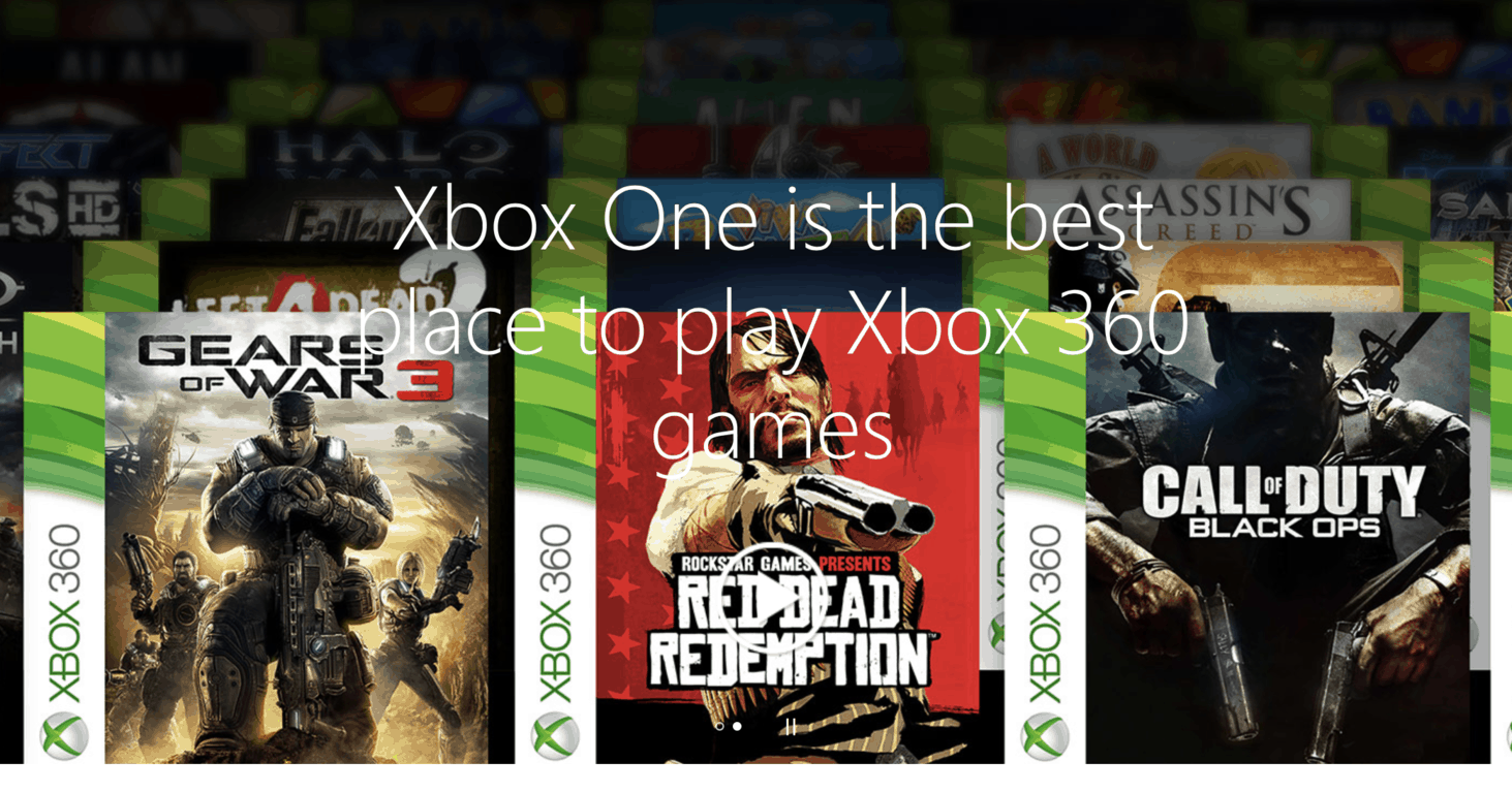 Xbox One backward compatibility