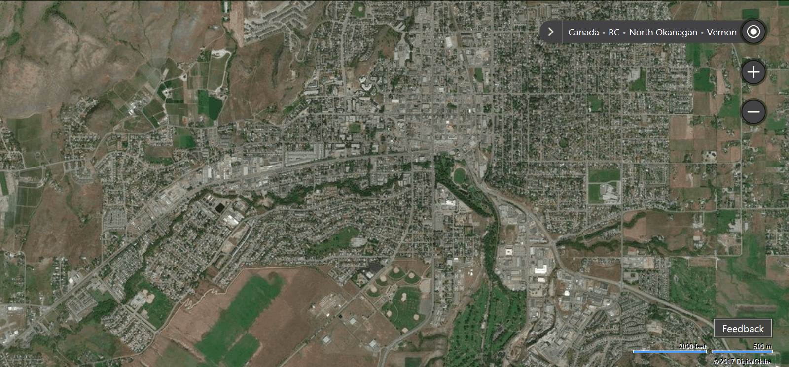 Bing maps publishes 2. 1 million square kilometers of new imagery for western canada - onmsft. Com - march 6, 2017