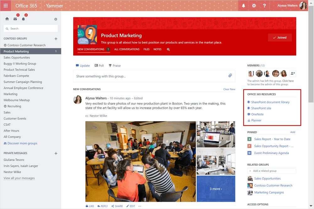The Yammer integration with Office 365 Groups we told you about yesterday begins officially rolling out - OnMSFT.com - March 2, 2017