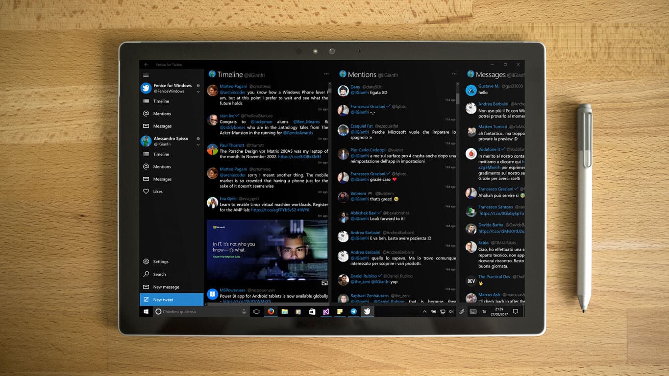 Windows 10 Twitter App Fenice Updates With New Features Comes To Xbox One Onmsft Com