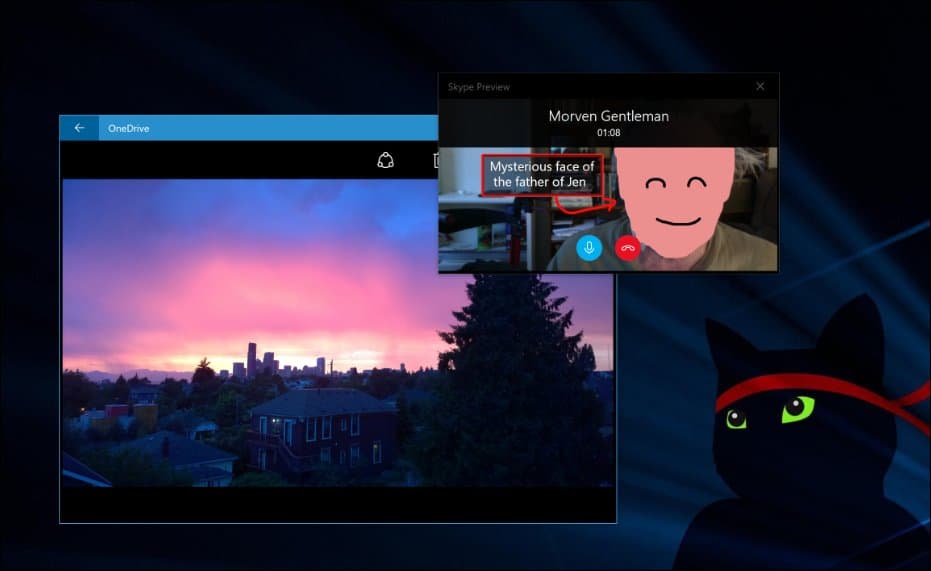 skype preview compact overlay