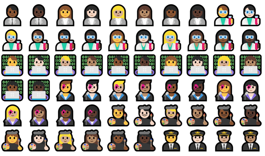 windows 10 creators update adds 770 new emojis including rainbow windows emojis
