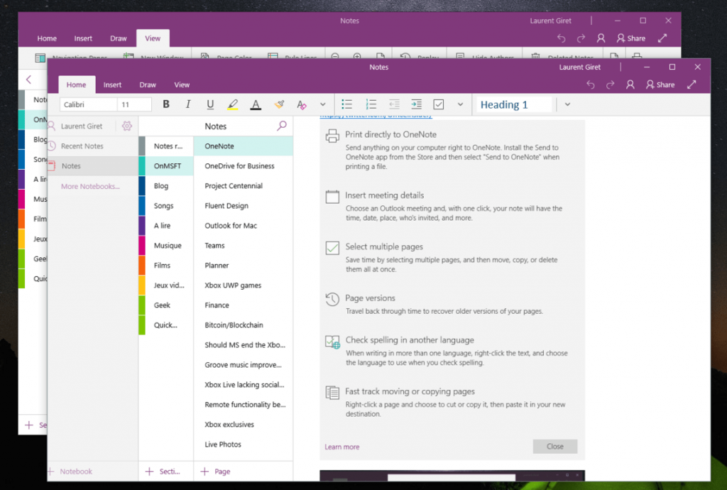 windows 11 onenote