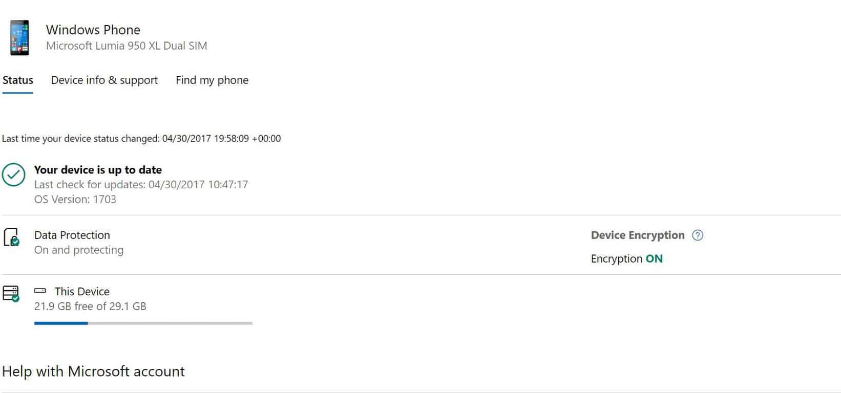 Microsoft Account Device Page Revamped, Displays More Info About Your Windows 10 Devices - Phone Info Microsoft’s device account phone info