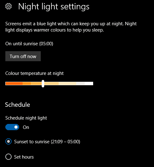 Night Light is not on the roadmap for Windows 10 Mobile, says Microsoft - OnMSFT.com - June 14, 2017