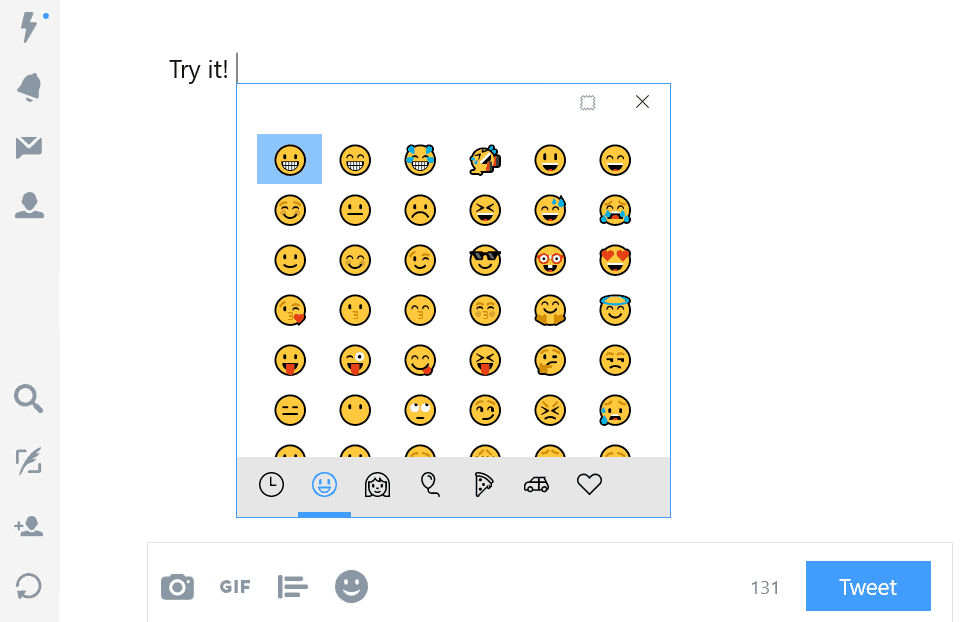 Emojis Emoi selector