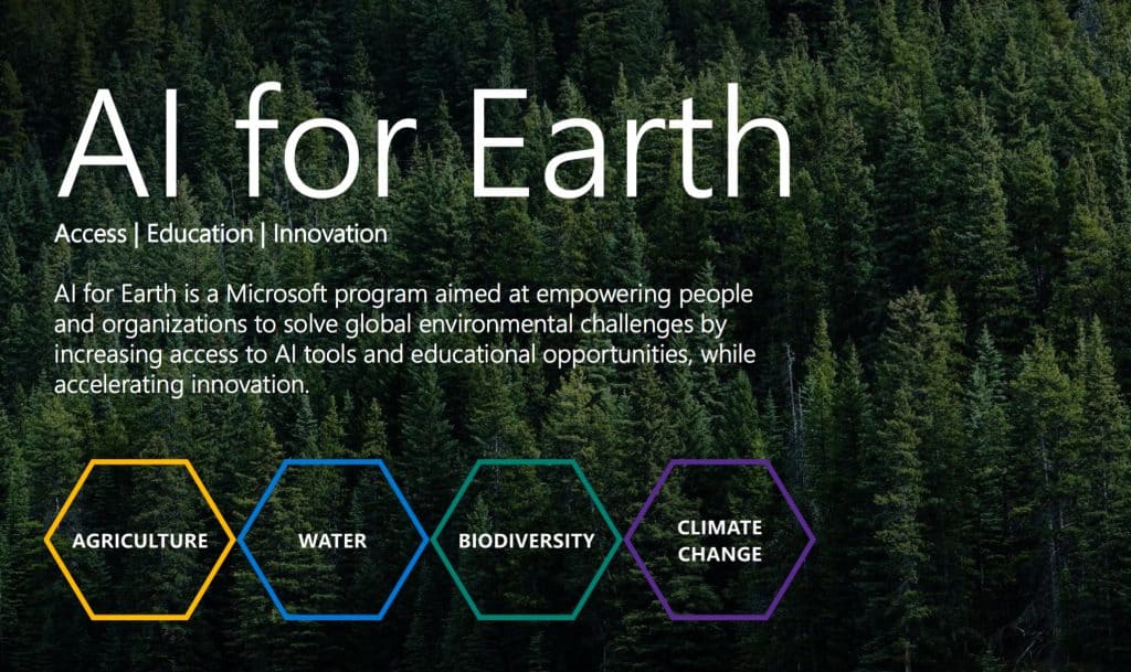 Microsoft's new AI for Earth Program hopes to help solve the world's biggest environmental problems - OnMSFT.com - July 12, 2017