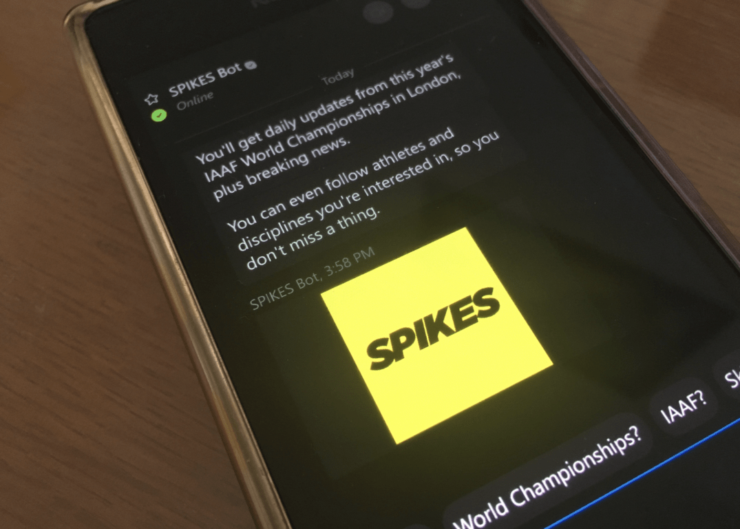 Skype releases SPIKES bot just in time for track and field's London World Championships - OnMSFT.com - July 28, 2017