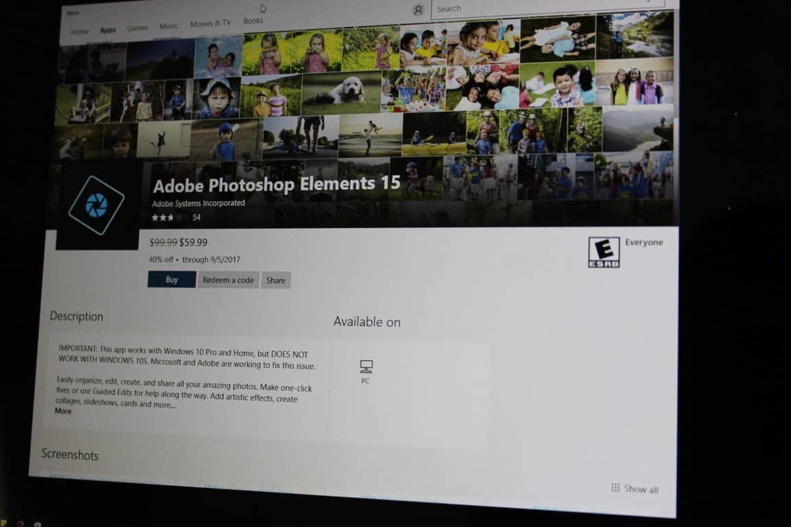 Adobe Offers A Workaround For Running Photoshop Elements 15 On Windows 10 S Onmsft Com