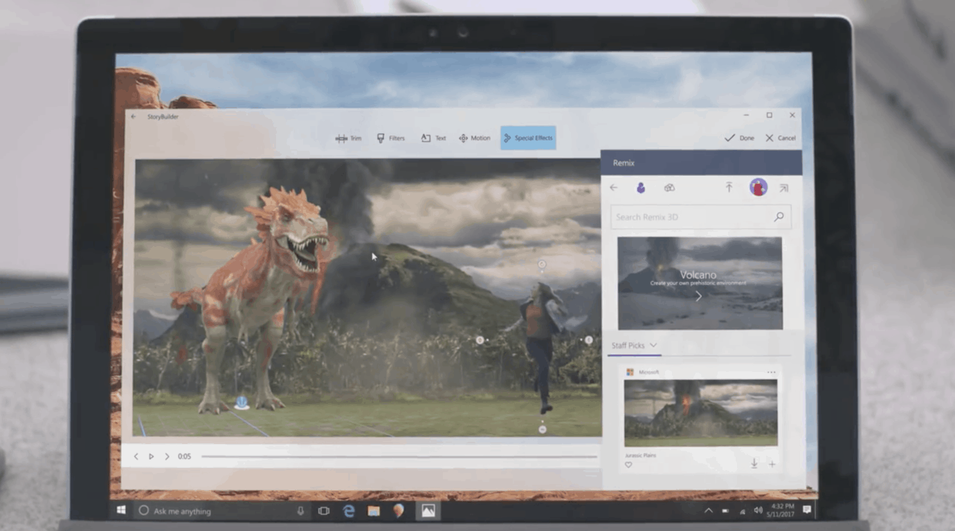 The impressive Story Remix 3D features showcased at Build 2017 have reportedly been delayed - OnMSFT.com - August 17, 2017