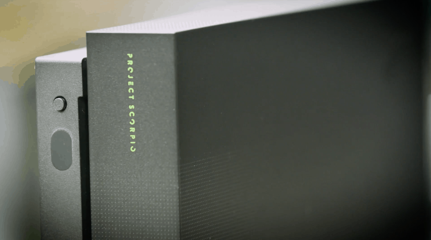 Xbox One X Project Scorpio Edition graphic design