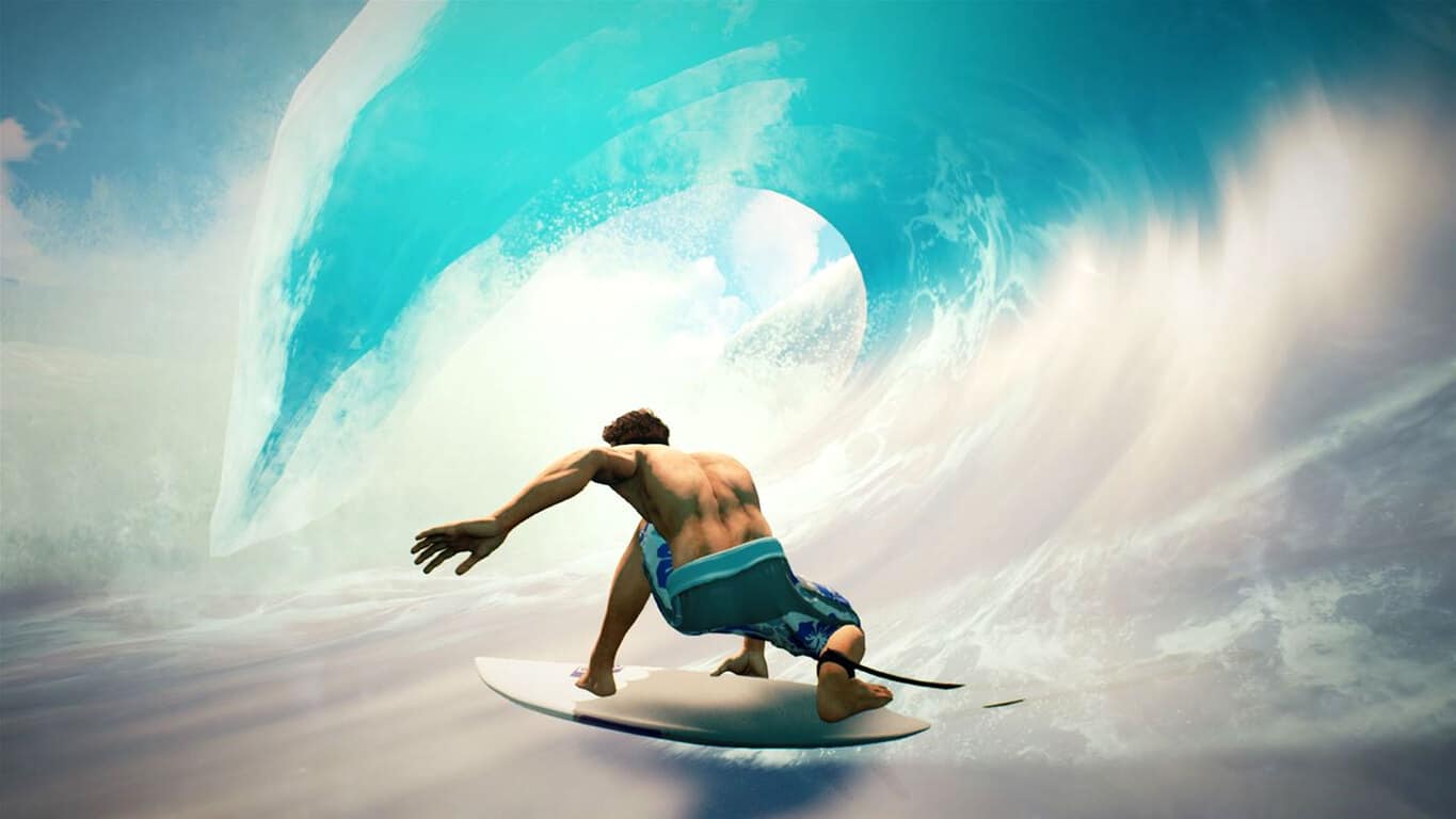 Surf World Series video game on Xbox One