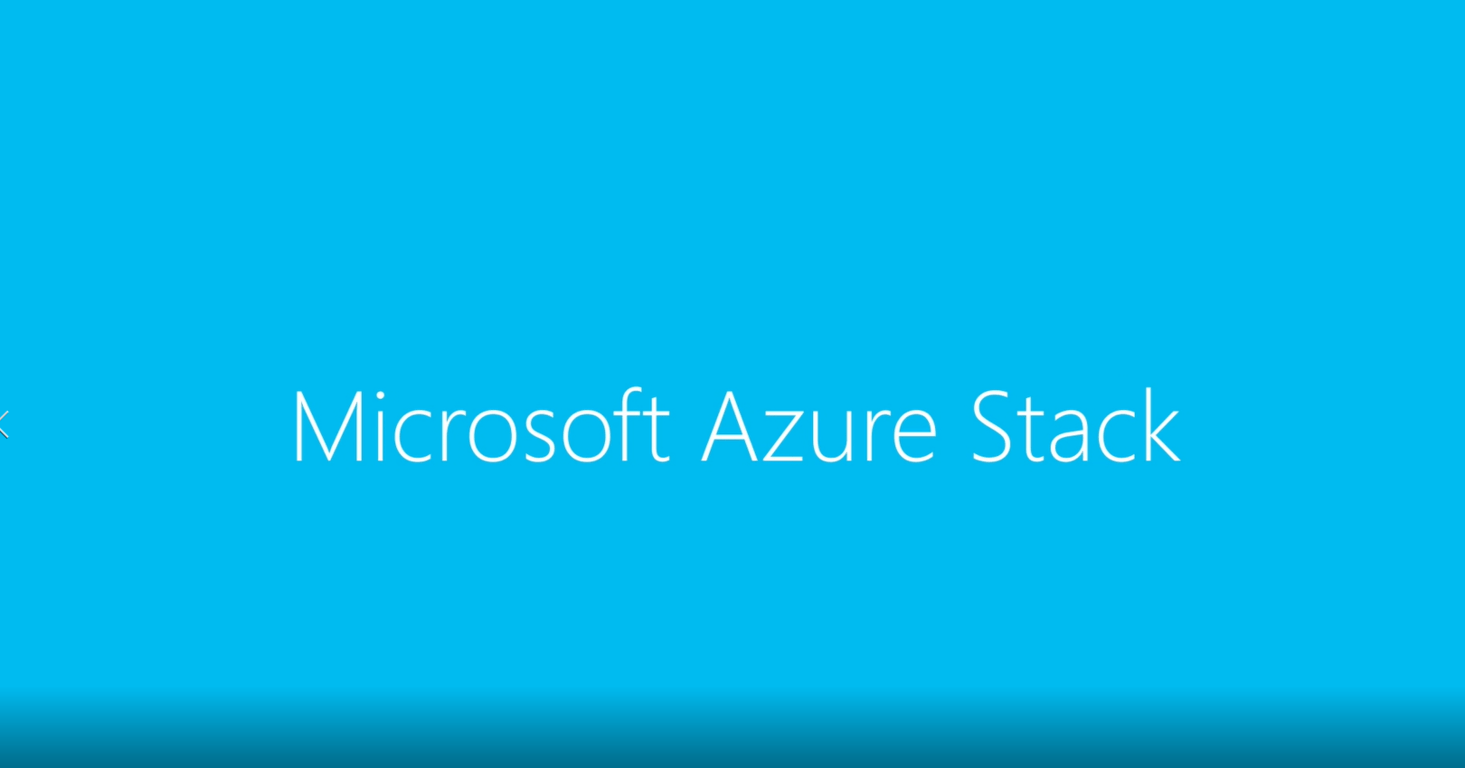 Microsoft, Azure, Stack