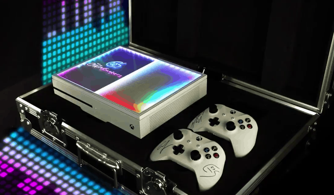 Microsoft introduces one of a kind custom Xbox One S consoles, this one for the Chainsmokers - OnMSFT.com - September 8, 2017