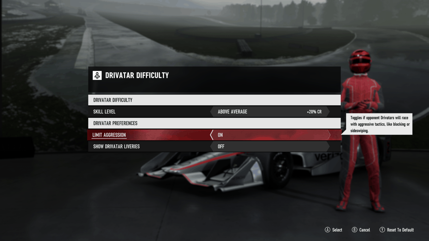 Drivtar Settings