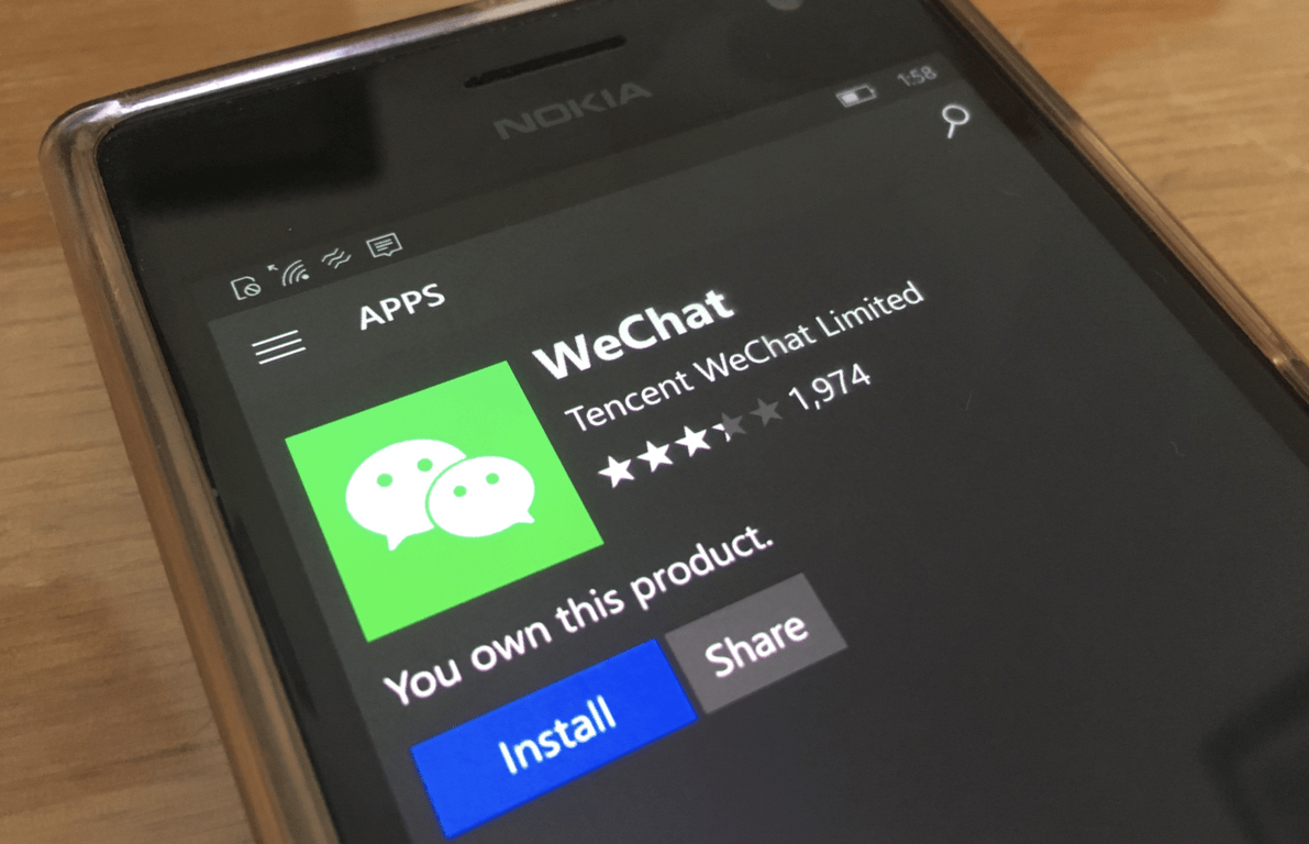 Wechat is dropping its windows phone app - onmsft. Com - september 25, 2017