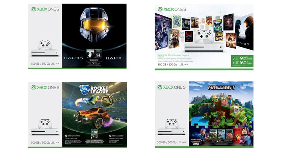 Microsoft continues to push Xbox One S as a low cost holiday alternative with four new bundles - OnMSFT.com - October 11, 2017