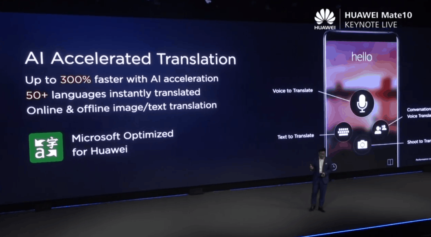 Microsoft Research brings full offline translations to the Huawei Mate 10 - OnMSFT.com - October 19, 2017