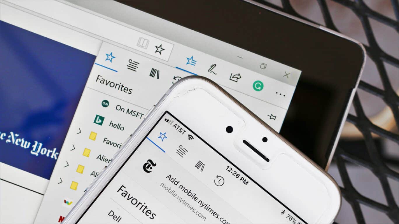Microsoft Edge browser app gains ebook search and inked notes on iOS - OnMSFT.com - September 20, 2018
