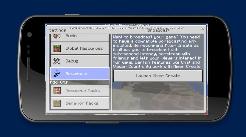 Mixer mobile broadcasting is coming to Minecraft on Android and iOS - OnMSFT.com - October 23, 2017