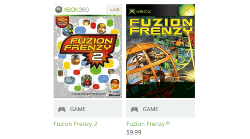 Original Xbox game Fuzion Frenzy