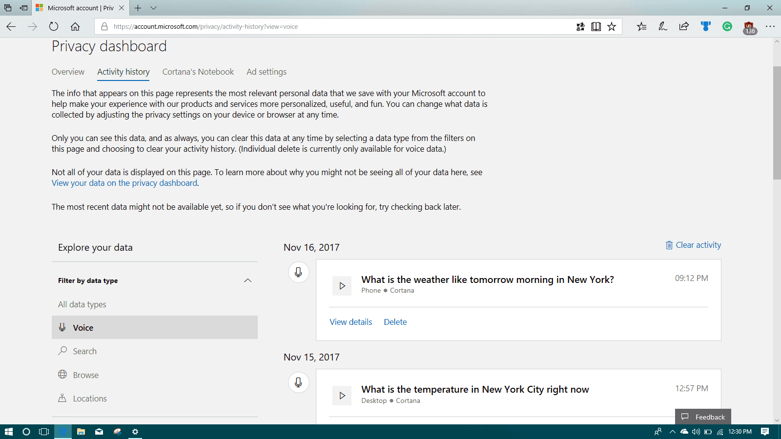 Latest Windows 10 Insider Build 17040 Includes Windows Timeline Features - Actovoty Hstory 2 Latest windows 10 insider build 17040 includes windows timeline features - onmsft. Com - november 20, 2017