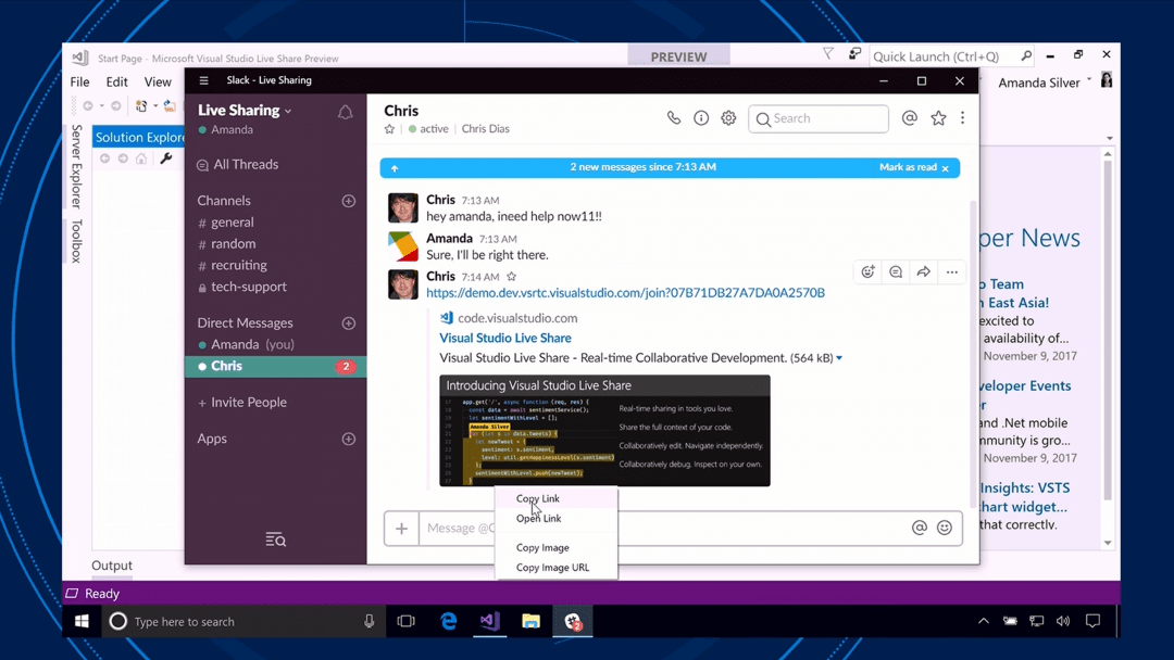 Visual Studio Live Share and other developer related announcements highlight Microsoft Connect(); 2017 1 Visual Studio Live Share and other developer related announcements highlight Microsoft Connect(); 2017 OnMSFT.com November 15, 2017