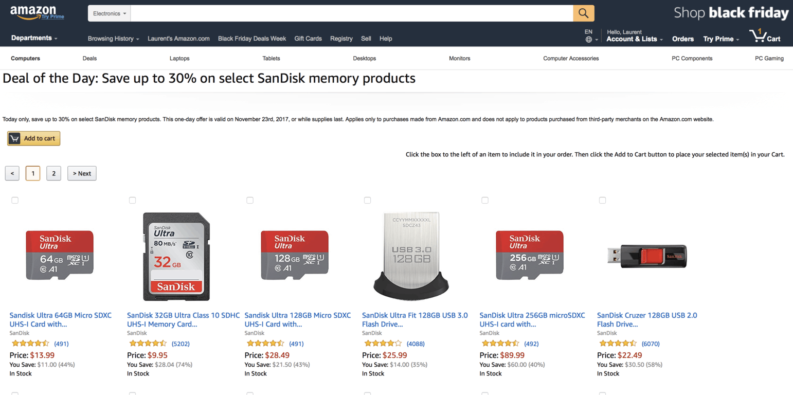 Save big on SanDisk microSD cards, flashdrives, at Amazon for Thanksgiving - OnMSFT.com - November 23, 2017
