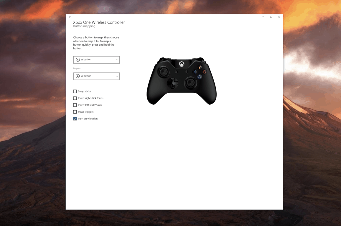 how to configure an xbox one controller for pc