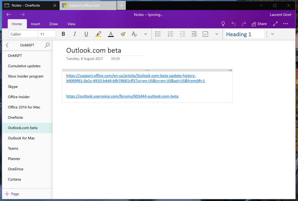 Quick hands-on with Sets, the new feature (for some) in Windows 10 Insider build 17063 - OnMSFT.com - December 20, 2017