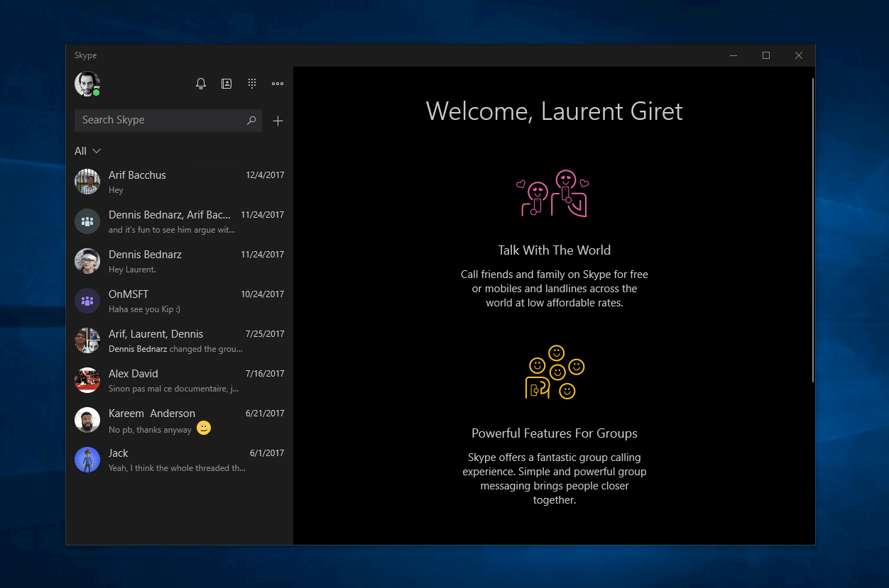 Skype for Windows 10 gets Fluent design touches, new features with latest update - OnMSFT.com - December 11, 2017