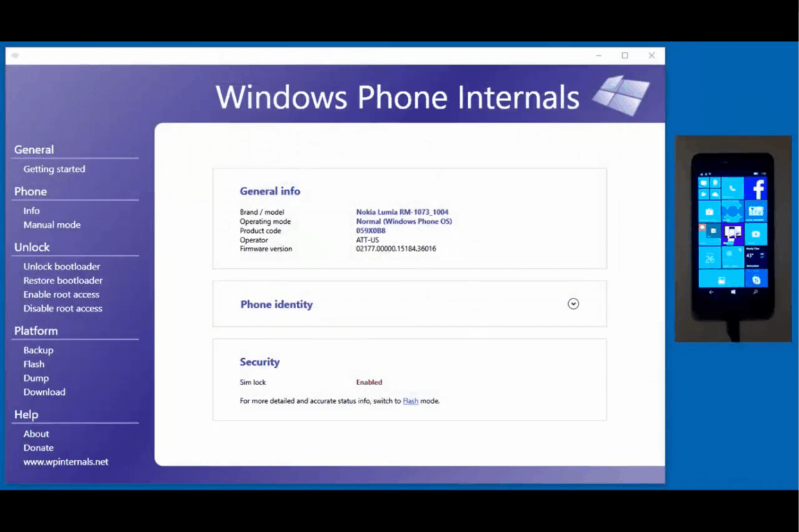 Windows Phone Internals 2.3 finally released, now you can root any Lumia phone - OnMSFT.com - January 10, 2018