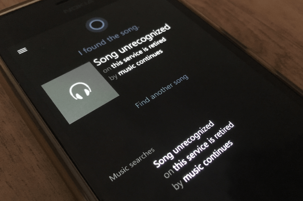 Microsoft's Cortana loses song recognition feature - OnMSFT.com - January 4, 2018