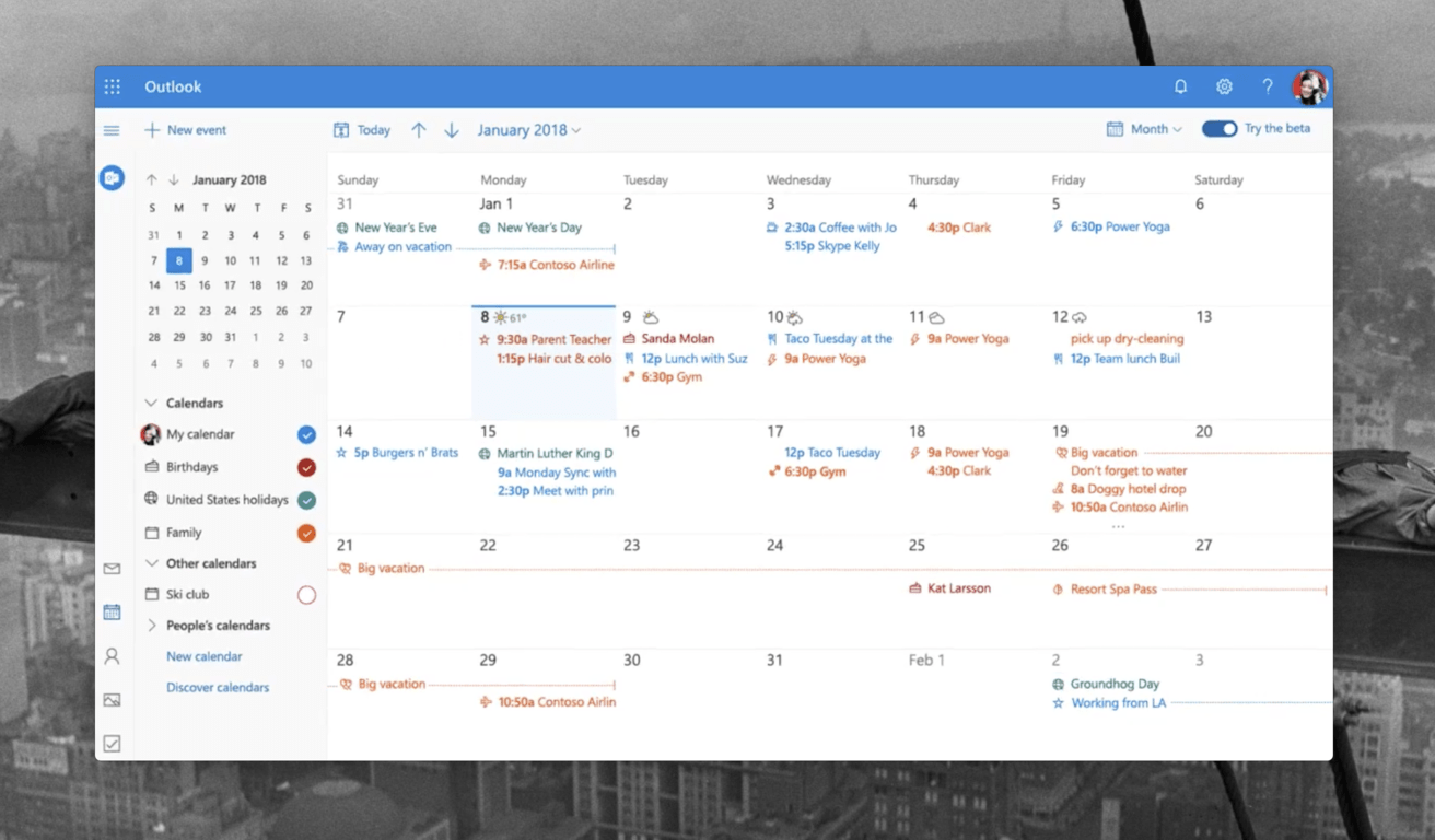 Redesigned calendar is coming soon to outlook. Com beta - onmsft. Com - january 5, 2018