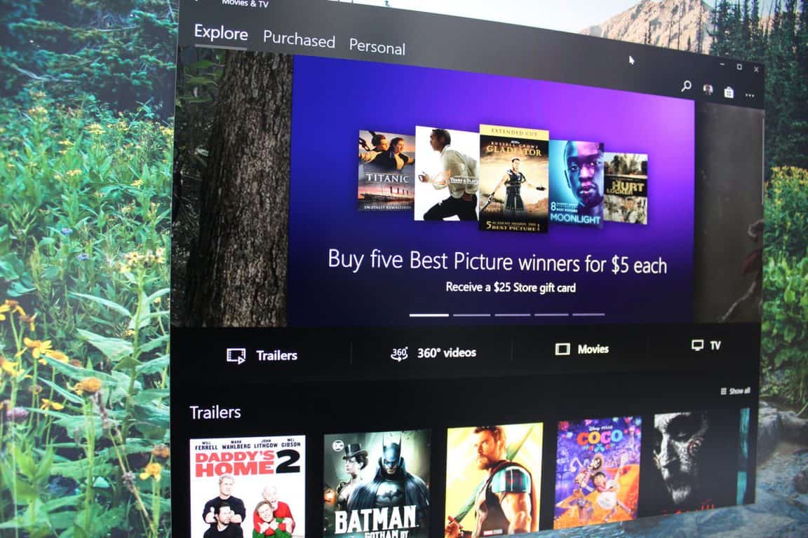 Buy five best picture winners on the Microsoft Store, and get a free $25 gift card - OnMSFT.com - February 27, 2018