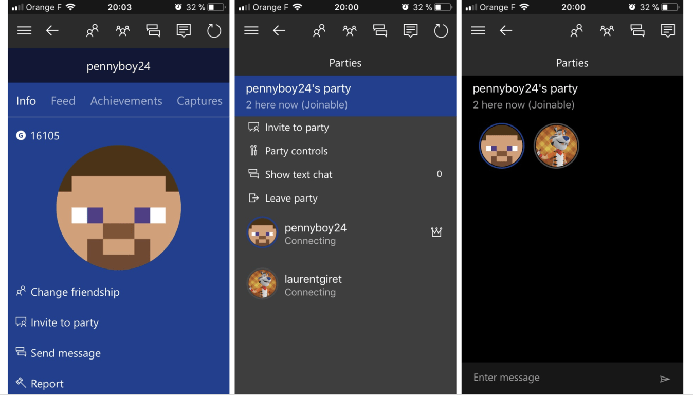 xbox party app