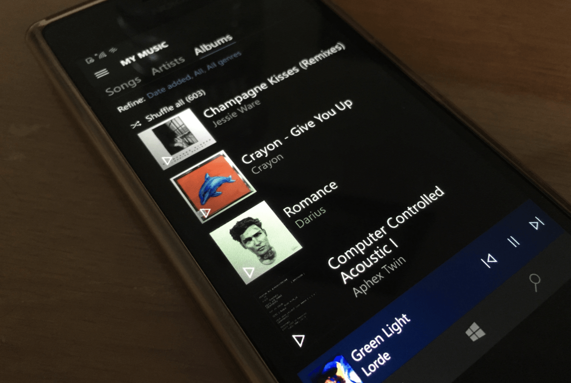 Groove Music update now available for all remaining Windows 10 Mobile users - OnMSFT.com - February 19, 2018