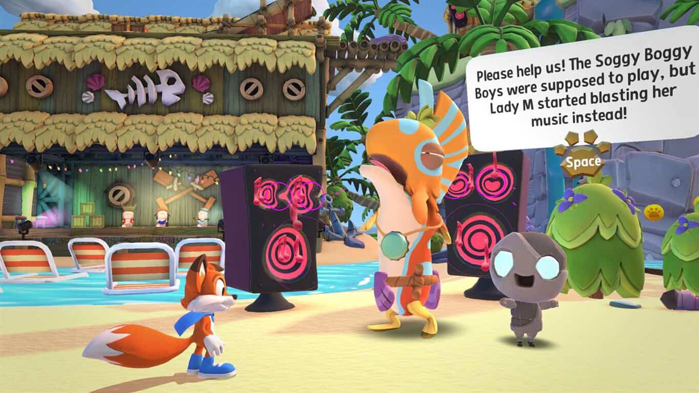 Super Lucky's Tale Gilly Island DLC on Xbox One and Windows 10